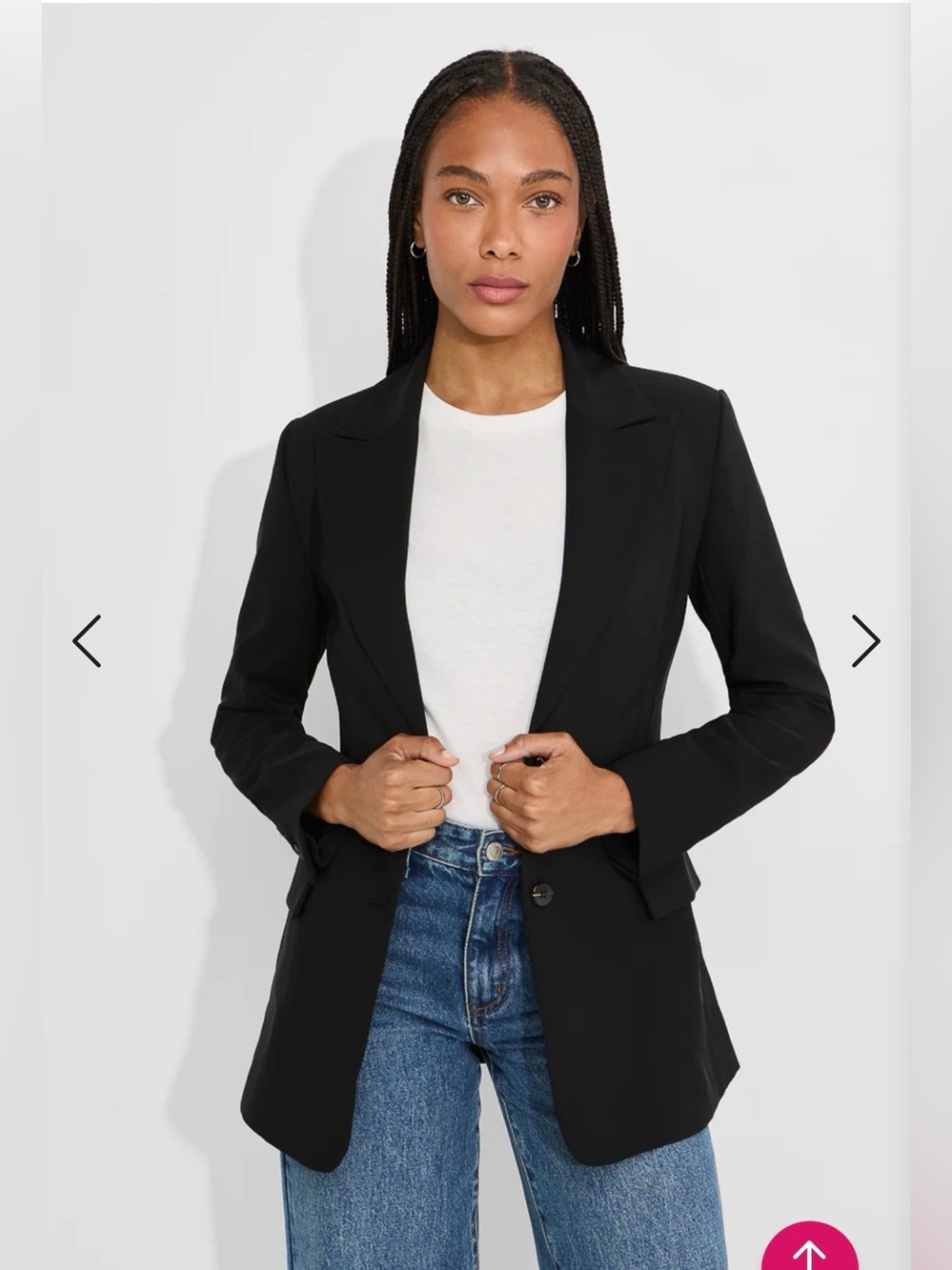 Shoe Dazzle Fitted Blazer